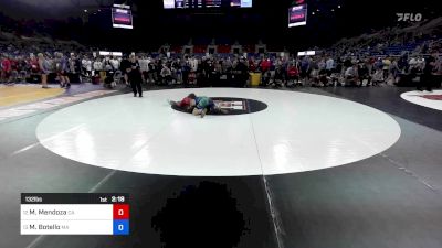 132 lbs Quarters - Moses Mendoza, CA vs Matthew Botello, MA