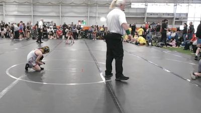 68 lbs Round 1 (6 Team) - Madilyn Bauman, Neighborhood Wrestling vs Clara Coombs, Empyre WC Maroon