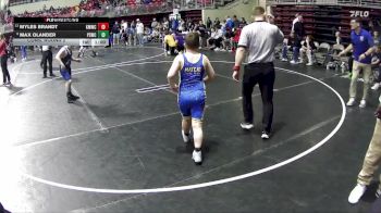 112 lbs Cons. Round 2 - Max Olander, Ponca Spears Wrestling Club vs Myles Brandt, Kearney MatCats Wrestling Club