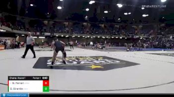 132 lbs Champ. Round 1 - Nathan Ferrari, Highland Park vs Dominick Girardin, Belvidere North