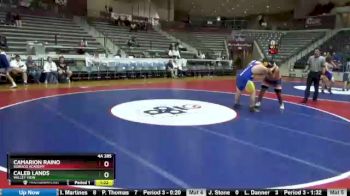 4A 285 lbs Cons. Round 3 - Camarion Raino, Subiaco Academy vs Caleb Lands, Valley View