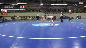 141 lbs Semifinal - Johnny Lopez, San Fran. St. vs Colton Stoneking, Fairmont St.