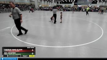 43 lbs Cons. Round 3 - Ben Kraemer, Pursuit Wrestling Minnesota vs Theseus Yang-Elson, Summit Wrestling Academy