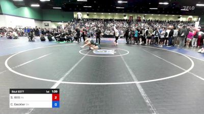 118 lbs Round Of 16 - Savannah Witt, PA vs Carolyn Geckler, OH