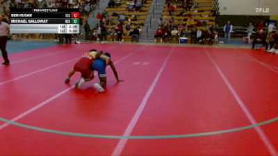 149 lbs Cons. Round 1 - Ben Kusar, Triton Community College vs Michael Galloway, Harper CC