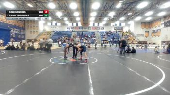 175 Gold Cons. Round 1 - Justin Gutierrez, Braddock vs Cole Manning, Wakulla Hs
