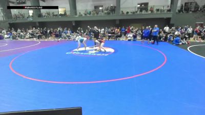 Junior Girls FS - 115 lbs Cons. Round 2 - Hailey Richmond, WA vs Xoey Zollinger, ID