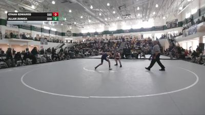 132 lbs Round 1 (16 Team) - Allan Zuniga, Charles Drew vs Ethan Edwards, Cass