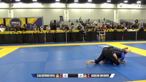 Jacqueline Ann Hughes vs Clara Cartwright Boyles 2024 World IBJJF Jiu-Jitsu No-Gi Championship