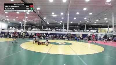 115 lbs Final - Brayden Abrams, Gold Medal WC - HSC vs Blake Klipp, Team Nauman DC United - HSC