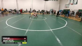 140 lbs Semifinal - Brodey Wilcox, Natrona Colts Wrestling vs Ethan Ely, Powell Wrestling Club