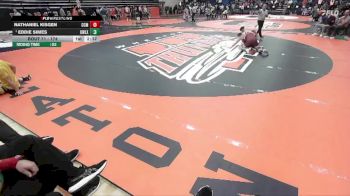 174 lbs Champ. Round 1 - Eddie Simes, Wisconsin - Lacrosse vs Nathaniel Kisgen, Concordia College (Moorhead)