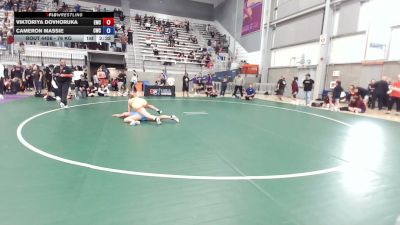 76 kg Cons. Rd Of 16 - Viktoriya Dovhoruka, Evergreen Wrestling Club vs Cameron Massie, Cowgirls Wrestling Club