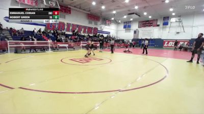 132 lbs Round 2 - Emmanuel Cobian, Silverback Wrestling Club vs Robert Green, Silverback