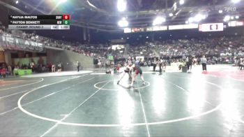 100 lbs Champ. Round 3 - Payton Bennett, Newport vs Kaylia Maltos, Sunnyside