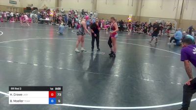 170 lbs Rr Rnd 3 - Hannah Crowe, Lady Repears vs Bethany Moeller, Team Mayhem