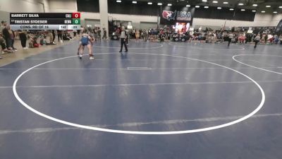 144 lbs Cons. Rd Of 16 - Barrett Silva, California vs Tristan Stoeser, Berge Elite Wrestling Academy