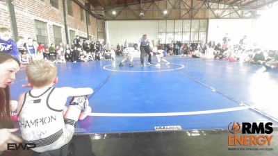 58 lbs Rr Rnd 2 - Ronnie Leyba, Team Tulsa NDT vs Maxwell Roy, Standfast