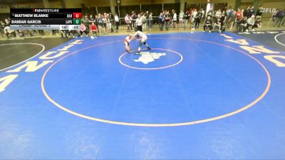 106 lbs Champ. Round 2 - Matthew Blanke, Barrrington vs Damian Garcis, Unattached