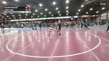 90 lbs 2nd Place Match - Walker Kirkland, Glasgow Wrestling Club vs Chris Tezak, Lockwood Wrestling Club