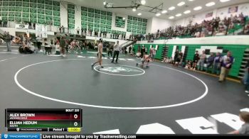 160 lbs Cons. Round 3 - Alex Brown, Jackson Hole vs Elijah Hedum, South