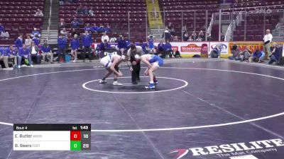 152 lbs Round Of 16 - Eli Butler, Warrior Run vs Brody Beers, Fort Leboeuf