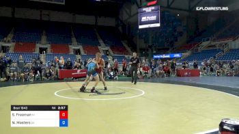 126 lbs Cons 8 #2 - Sam Freeman, Michigan vs Nick Masters, Georgia