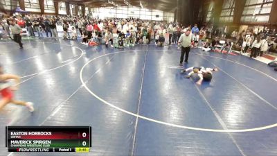 61 lbs Semifinal - Maverick Spirgen, Champions Wrestling Club vs Easton Horrocks, Uintah