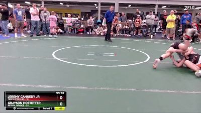 100 lbs Round 7 (8 Team) - Grayson Hostetter, Revival Orange vs Jeremy Cannedy Jr., Terps Xpress ES