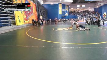 165 lbs Champ. Round 1 - Nathan Murphy, Parkersburg South vs Tanner Shaffer, Norwin