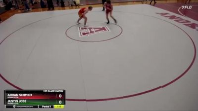 160 lbs 1st Place Match - Addan Schmidt, Minnesota vs Justin Jobe, Minnesota