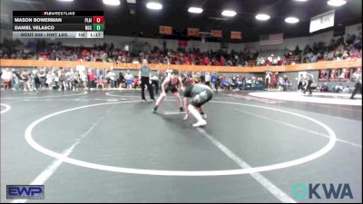 Rr Rnd 1 - Mason Bowerman, Plainview Youth Wrestling Club vs Daniel Velasco, Norman Grappling Club