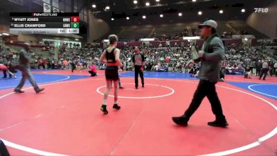 86 lbs Champ. Round 1 - Ellis Crawford, Little Rock Wrestling Club vs Wyatt Jones, Honey Badger Wrestling Club