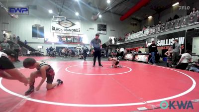 60-66 lbs Rr Rnd 5 - Connor Carrington, Sallisaw Takedown Club vs Preston Cross, Brushy Wrestling Club