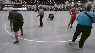 165 lbs Champ. Rd Of 16 - Carter Mayes, Patton Trained WC vs Bo Reynolds, Alabama Takedown Academy