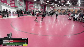 140 lbs Cons. Round 2 - Jasmine Mejia, Paloma Valley vs Saria Vaughn, Yucaipa