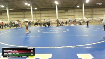 71 lbs Round 3 - Adam Wallace, Team Real Life Wrestling vs Benjamin Pelayo, East Idaho Elite