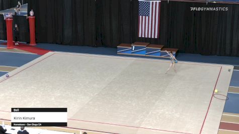 Kirin Kimura - Ball - 2021 Rhythmic Elite Qualifier