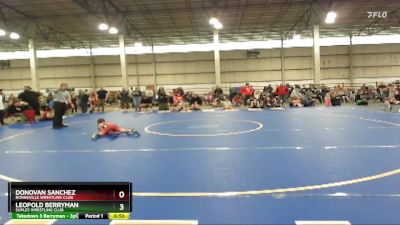 58 A Semifinal - Donovan Sanchez, Bonneville Wrestling Club vs Leopold Berryman, Suples Wrestling Club