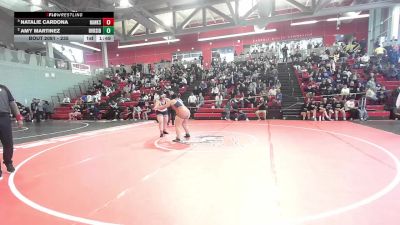 235 lbs Semifinal - Natalie Cardona, El Paso Hanks vs Amy Martinez, El Paso Riverside