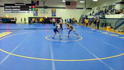 133 lbs Semifinal - Michael Brennan, Ouachita Baptist vs Logan Crawford, Northeast Oklahoma