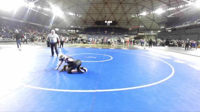 119 lbs Cons. Round 2 - Alexis Holt, Steelclaw Wrestling Club vs Bailey Womack, Ilwaco Youth Wrestling
