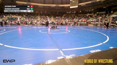 70 lbs Consi Of 4 - Ulysses Funk, Team Conquer Wrestling vs Gunnar Coltharp, Harrah