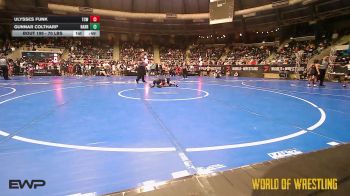 70 lbs Consi Of 4 - Ulysses Funk, Team Conquer Wrestling vs Gunnar Coltharp, Harrah