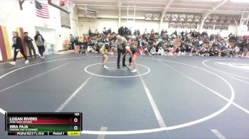 165 lbs Semifinal - Isra Faja, Sandra Day O`Conner vs Logan Rivers, Page High School