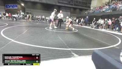 195 lbs Round 1 - Kaylee Thompson, Maize Wrestling Club vs Noah Reyes-Ballard, Valley Center Kansas Wrestling