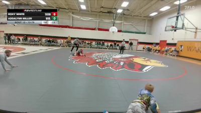 73-79 lbs Round 1 - Addalynn Miller, Worland Middle School vs Roxy White, Thermopolis Middle School