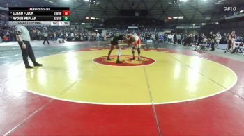 Boys 3A 190 lbs Quarterfinal - Ryder Keplar, Evergreen (Vancouver) vs Elijah Fleck, Stanwood