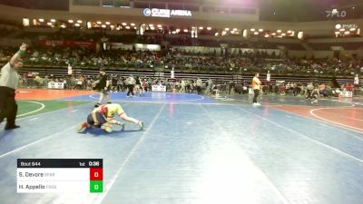 110 lbs Quarterfinal - Strider Devore, Sparta vs Hunter Appello, Frost Gang