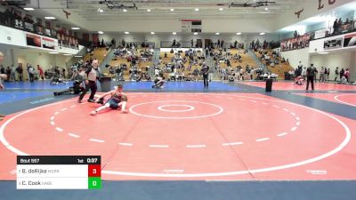 120 lbs 3rd Place - Brooks DeRijke, Morris Fitness Wrestling Club vs Chase Cook, Habersham Jr Raiders